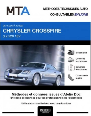 revue technique chrysler crossfire 2003-2007 édition infopro  [Livres]