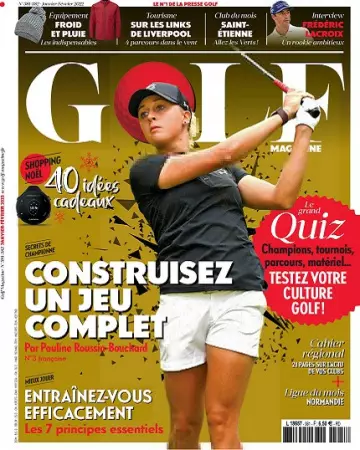 Golf Magazine N°381-382 – Janvier-Février 2022  [Magazines]