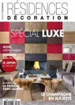 Résidences Décoration - Décembre 2017  [Magazines]