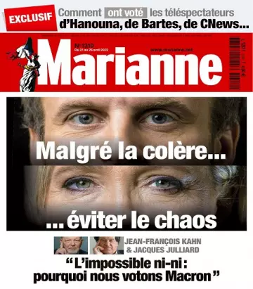 Marianne N°1310 Du 21 au 26 Avril 2022  [Magazines]