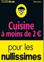 Cuisine à moins de 2 euros Pour les Nullissimes [Livres]