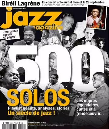 Jazz Magazine N°752 – Septembre 2022  [Magazines]