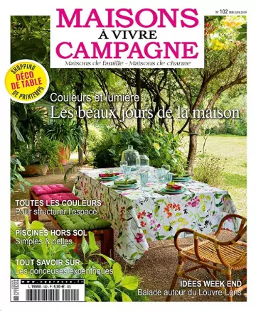 Maisons à Vivre Campagne N°102 – Mai-Juin 2019  [Magazines]