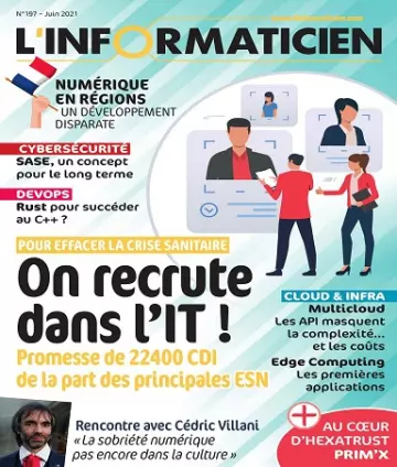 L’Informaticien N°197 – Juin 2021  [Magazines]