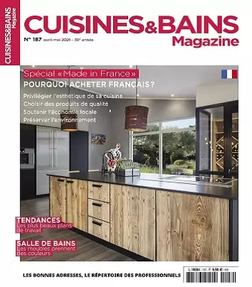 Cuisines et Bains Magazine N°187 – Avril-Mai 2021  [Magazines]