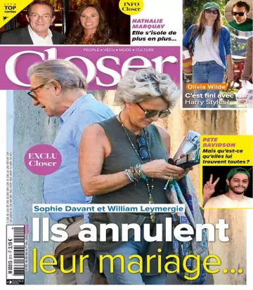 Closer N°911 Du 25 Novembre 2022  [Magazines]