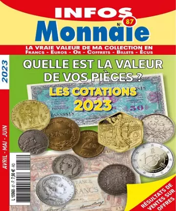 Infos Monnaie N°87 – Avril-Juin 2023  [Magazines]