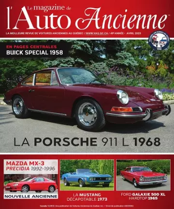 Le Magazine De L’Auto Ancienne – Avril 2023  [Magazines]