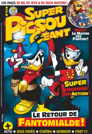 Super Picsou Géant N°214 - Octobre 2019  [Magazines]