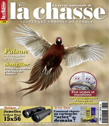 La Revue Nationale De La Chasse N°899 – Août 2022  [Magazines]