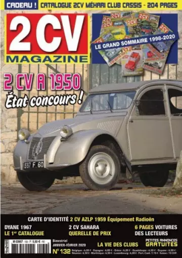 2 CV Magazine - Janvier-Février 2020  [Magazines]