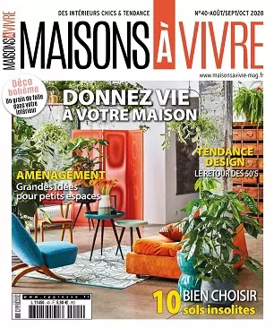 Maisons à Vivre N°40 – Août-Octobre 2020  [Magazines]