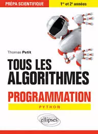 Tous les algorithmes (prepa) en python  [Livres]