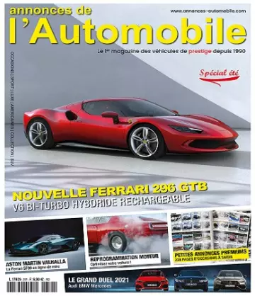 Annonces Automobile N°337 – Août 2021  [Magazines]