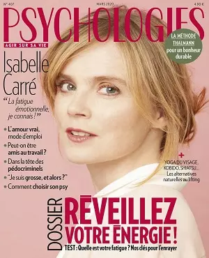 Psychologies Magazine N°407 – Mars 2020  [Magazines]