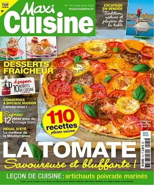 Maxi Cuisine N°142 – Juillet-Août 2020  [Magazines]