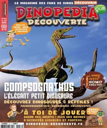 Dinopédia Découverte N°16 – Mars 2023  [Magazines]