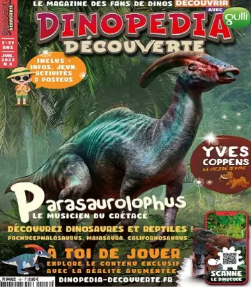 Dinopédia Découverte N°8 – Juillet 2022  [Magazines]