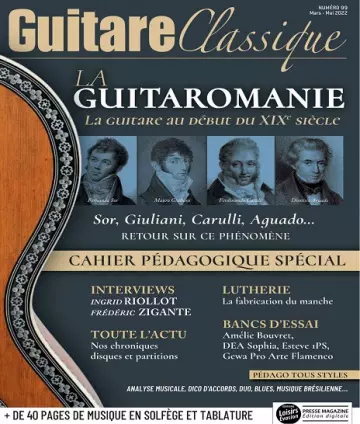 Guitare Classique N°99 – Mars-Mai 2022  [Magazines]