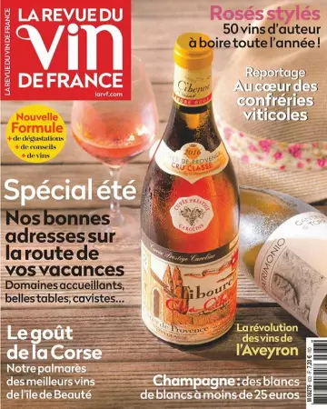 La Revue Du Vin De France N°633 – Juillet 2019  [Magazines]