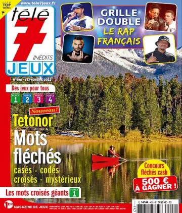 Télé 7 Jeux Inédits N°498 – Septembre 2022  [Magazines]