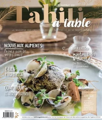 Tahiti à Table N°21 – Novembre 2021  [Magazines]