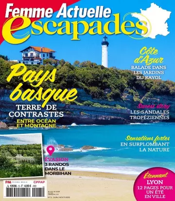 Femme Actuelle Escapades N°5 – Juin-Août 2022  [Magazines]