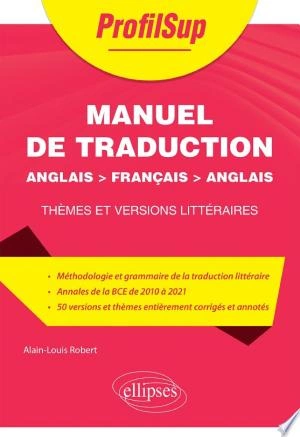 Manuel de traduction - Anglais > français > anglais  [Livres]