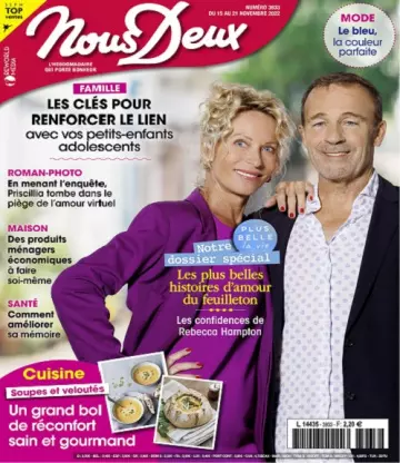 Nous Deux N°3933 Du 15 au 21 Novembre 2022  [Magazines]