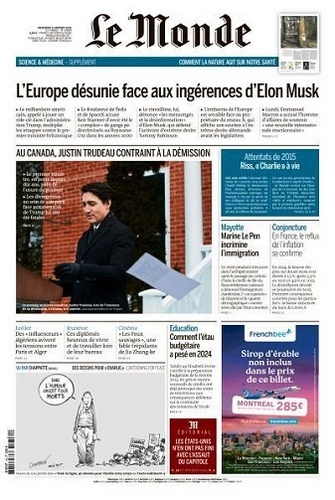 Le Monde du 08 Janvier 2025 [Journaux]