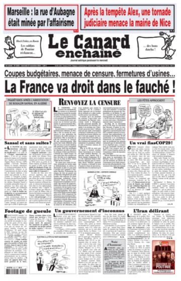 Le Canard enchainé 27 novembre 2024  [Journaux]