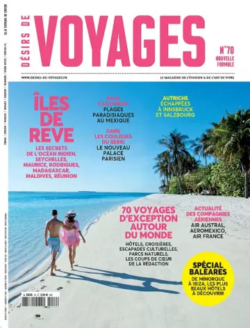 Désirs De Voyages N°70 – Île de Rêve 2019  [Magazines]