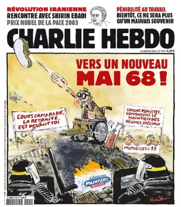 Charlie Hebdo N°1591 Du 18 au 24 Janvier 2023  [Journaux]