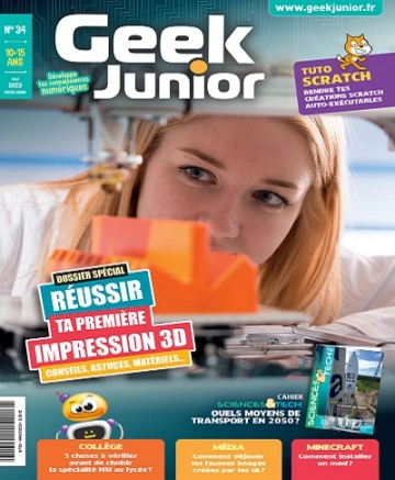 Geek Junior N°34 – Mai 2023  [Magazines]