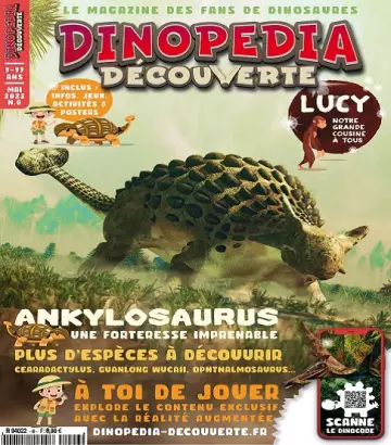 Dinopédia Découverte N°6 – Mai 2022  [Magazines]