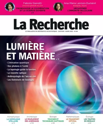 La Recherche N°568 – Janvier-Mars 2022  [Magazines]