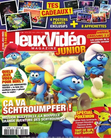 Jeux Vidéo Magazine Junior N°24 – Novembre 2021-Janvier 2022  [Magazines]