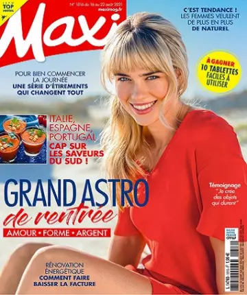 Maxi N°1816 Du 16 au 22 Août 2021  [Magazines]