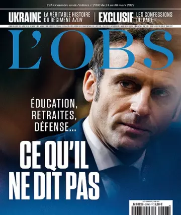 L’Obs N°2996 Du 24 au 30 Mars 2022  [Magazines]