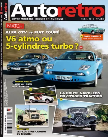 Autoretro N°440 – Avril 2019  [Magazines]