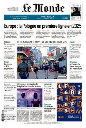 Le Monde du 03 Janvier 2025  [Journaux]