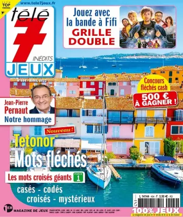 Télé 7 Jeux Inédits N°494 – Avril 2022  [Magazines]