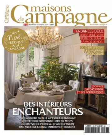 Maisons De Campagne N°133 – Novembre-Décembre 2021  [Magazines]