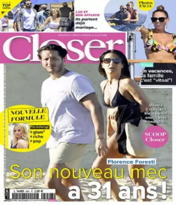 Closer N°846 Du 27 Août 2021  [Magazines]