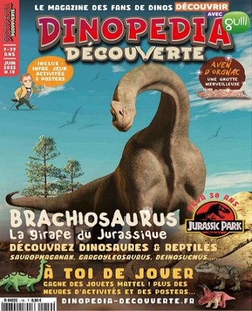 Dinopédia Découverte N°19 – Juin 2023  [Magazines]