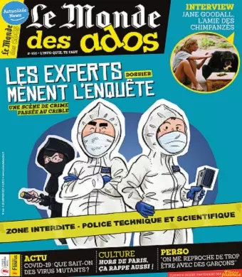 Le Monde Des Ados N°466 Du 20 Janvier 2021  [Magazines]