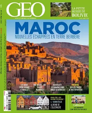 Geo N°493 – Mars 2020  [Magazines]