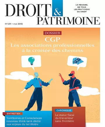 Droit et Patrimoine N°291 – Mai 2019  [Magazines]