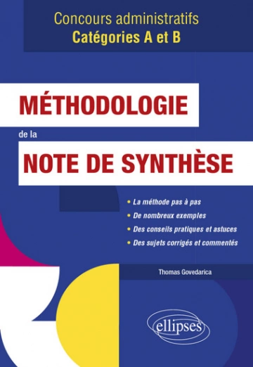 Méthodologie de la note de synthèse  [Livres]