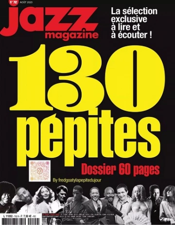 Jazz Magazine N°762 – Août 2023  [Magazines]